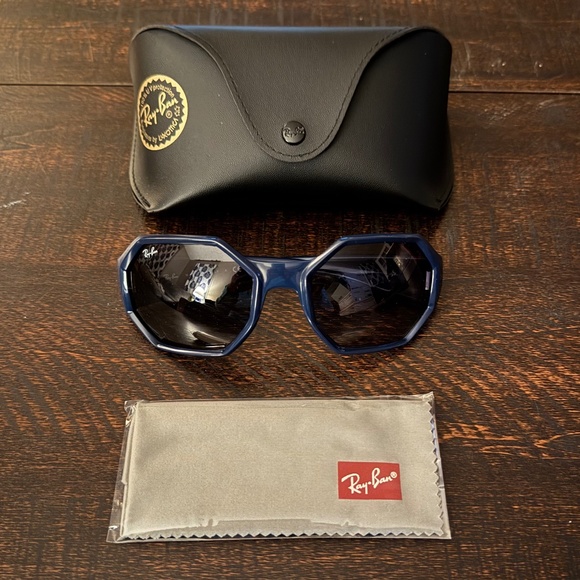 NEW Ray-Ban Octagon Sunglasses | Unisex - Blue - Picture 3 of 8
